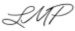 Founder Lori M Parsons' signature: LMP