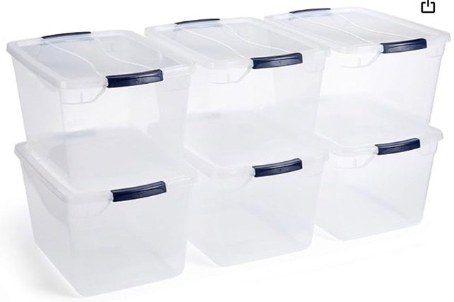 Rubbermaid Clever Store 30-QT