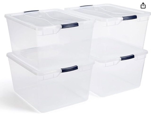 Rubbermaid Clever Store 71-QT